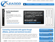 Tablet Screenshot of lead.co