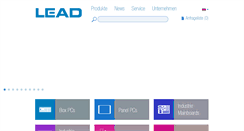 Desktop Screenshot of lead.de